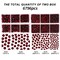 MEIBITE 6796PCS Red Hotfix Rhinestones Crystal Stones Glass for Fabric Clothes Shirts Sparkly Flat Back Round with Tweezers and Picking Pen (SS6~SS30 Set)